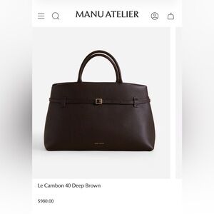 Manu Atelier Le Cambon 40 in Deep Brown